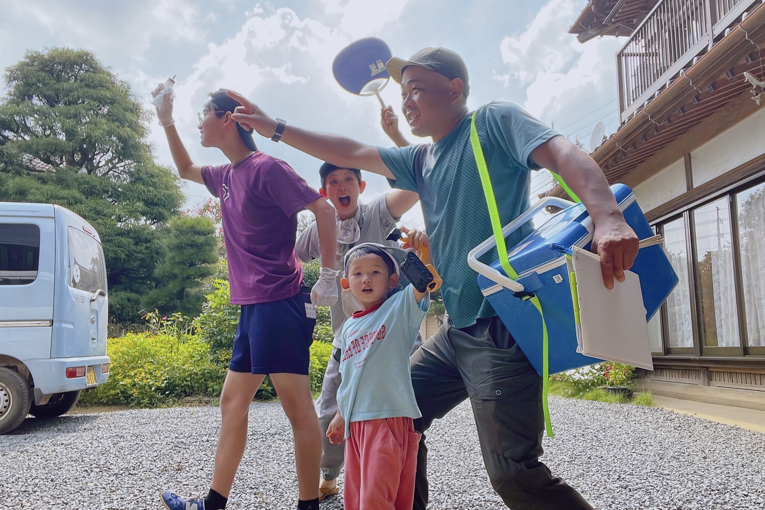市民の皆さまの実験の様子